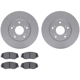 Purchase Top-Quality DYNAMIC FRICTION COMPANY - 4502-59124 - Front Disc Brake Kit pa1