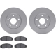 Purchase Top-Quality DYNAMIC FRICTION COMPANY - 4502-59125 - Front Disc Brake Kit pa1