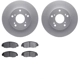 Purchase Top-Quality DYNAMIC FRICTION COMPANY - 4502-59128 - Front Disc Brake Kit pa1