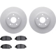Purchase Top-Quality DYNAMIC FRICTION COMPANY - 4502-59130 - Front Disc Brake Kit pa2