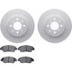 Purchase Top-Quality DYNAMIC FRICTION COMPANY - 4502-59131- Front Disc Brake Kit pa1