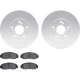 Purchase Top-Quality DYNAMIC FRICTION COMPANY - 4502-59142 - Front Disc Brake Kit pa2