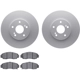 Purchase Top-Quality DYNAMIC FRICTION COMPANY - 4502-59147 - Front Disc Brake Kit pa1