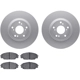 Purchase Top-Quality DYNAMIC FRICTION COMPANY - 4502-59149 - Front Disc Brake Kit pa1