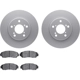 Purchase Top-Quality DYNAMIC FRICTION COMPANY - 4502-59159 - Front Disc Brake Kit pa2