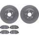 Purchase Top-Quality DYNAMIC FRICTION COMPANY - 4502-59186 - Front Disc Brake Kit pa2