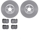 Purchase Top-Quality DYNAMIC FRICTION COMPANY - 4502-63195 - Front Disc Brake Kit pa1
