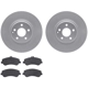Purchase Top-Quality DYNAMIC FRICTION COMPANY - 4502-63206 - Front Disc Brake Kit pa1