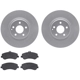 Purchase Top-Quality DYNAMIC FRICTION COMPANY - 4502-63206 - Ensemble de disque de frein avant pa1