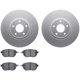 Purchase Top-Quality DYNAMIC FRICTION COMPANY - 4502-67091 - Front Disc Brake Kit pa1