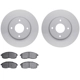 Purchase Top-Quality DYNAMIC FRICTION COMPANY - 4502-67102 - Front Disc Brake Kit pa1