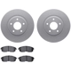 Purchase Top-Quality DYNAMIC FRICTION COMPANY - 4502-67108 - Front Disc Brake Kit pa1