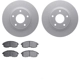 Purchase Top-Quality DYNAMIC FRICTION COMPANY - 4502-67114 - Front Disc Brake Kit pa1