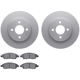 Purchase Top-Quality DYNAMIC FRICTION COMPANY - 4502-67115 - Front Disc Brake Kit pa1