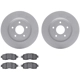 Purchase Top-Quality DYNAMIC FRICTION COMPANY - 4502-67150 - Front Disc Brake Kit pa1