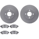 Purchase Top-Quality DYNAMIC FRICTION COMPANY - 4502-67158 - Front Disc Brake Kit pa1