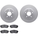 Purchase Top-Quality DYNAMIC FRICTION COMPANY - 4502-68016 - Front Disc Brake Kit pa1
