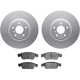 Purchase Top-Quality DYNAMIC FRICTION COMPANY - 4502-68021 - Front Disc Brake Kit pa1