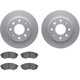 Purchase Top-Quality DYNAMIC FRICTION COMPANY - 4502-72039 - Front Disc Brake Kit pa1