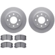 Purchase Top-Quality DYNAMIC FRICTION COMPANY - 4502-72042 - Ensemble de disque de frein avant pa1
