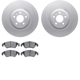 Purchase Top-Quality DYNAMIC FRICTION COMPANY - 4502-73158 - Front Disc Brake Kit pa1
