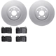 Purchase Top-Quality DYNAMIC FRICTION COMPANY - 4502-73160 - Ensemble de disque de frein avant pa1