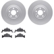 Purchase Top-Quality DYNAMIC FRICTION COMPANY - 4502-73167 - Front Disc Brake Kit pa1