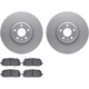 Purchase Top-Quality DYNAMIC FRICTION COMPANY - 4502-73174 - Front Disc Brake Kit pa1