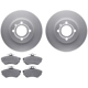 Purchase Top-Quality DYNAMIC FRICTION COMPANY - 4502-74078 - Front Disc Brake Kit pa1
