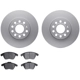 Purchase Top-Quality DYNAMIC FRICTION COMPANY - 4502-74109 - Front Disc Brake Kit pa1