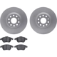 Purchase Top-Quality DYNAMIC FRICTION COMPANY - 4502-74144 - Front Disc Brake Kit pa2
