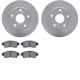 Purchase Top-Quality DYNAMIC FRICTION COMPANY - 4502-76053 - Front Disc Brake Kit pa1