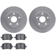 Purchase Top-Quality DYNAMIC FRICTION COMPANY - 4502-76097 - Front Disc Brake Kit pa1