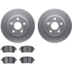 Purchase Top-Quality DYNAMIC FRICTION COMPANY - 4502-76130 - Front Disc Brake Kit pa1
