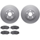Purchase Top-Quality DYNAMIC FRICTION COMPANY - 4502-76138 - Front Disc Brake Kit pa1