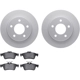 Purchase Top-Quality DYNAMIC FRICTION COMPANY - 4502-76146 - Front Disc Brake Kit pa1