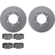 Purchase Top-Quality DYNAMIC FRICTION COMPANY - 4502-76151 - Front Disc Brake Kit pa2