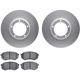 Purchase Top-Quality DYNAMIC FRICTION COMPANY - 4502-76157 - Front Disc Brake Kit pa1