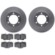 Purchase Top-Quality DYNAMIC FRICTION COMPANY - 4502-76161 - Front Disc Brake Kit pa1
