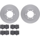 Purchase Top-Quality DYNAMIC FRICTION COMPANY - 4502-76163 - Front Disc Brake Kit pa2