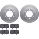 Purchase Top-Quality DYNAMIC FRICTION COMPANY - 4502-76167 - Front Disc Brake Kit pa1