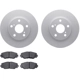Purchase Top-Quality DYNAMIC FRICTION COMPANY - 4502-76174 - Front Disc Brake Kit pa1