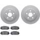 Purchase Top-Quality DYNAMIC FRICTION COMPANY - 4502-76184 - Front Disc Brake Kit pa1