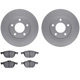 Purchase Top-Quality DYNAMIC FRICTION COMPANY - 4502-80066 - Front Disc Brake Kit pa1