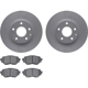 Purchase Top-Quality DYNAMIC FRICTION COMPANY - 4502-80081 - Front Disc Brake Kit pa2