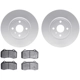 Purchase Top-Quality DYNAMIC FRICTION COMPANY - 4502-80102 - Front Disc Brake Kit pa1