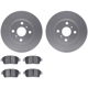 Purchase Top-Quality DYNAMIC FRICTION COMPANY - 4502-91008 - Front Disc Brake Kit pa1