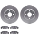 Purchase Top-Quality DYNAMIC FRICTION COMPANY - 4502-99023 - Front Disc Brake Kit pa1
