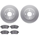 Purchase Top-Quality DYNAMIC FRICTION COMPANY - 4502-99028 - Front Disc Brake Kit pa1