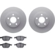 Purchase Top-Quality DYNAMIC FRICTION COMPANY - 4502-99037 - Front Disc Brake Kit pa2